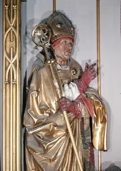 St. Augustinus, uit het Isenheim Altaarstuk, c.1490